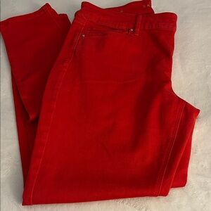 Vibrant Red Jeans